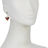 Jay King Sterling Silver Opal Matrix Drop Earrings 1-1/4"